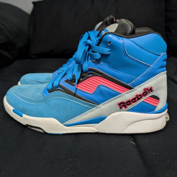 Reebok Twilight Zone Pump - Size 11 - Blue Pink Grey - Picture 3 of 7